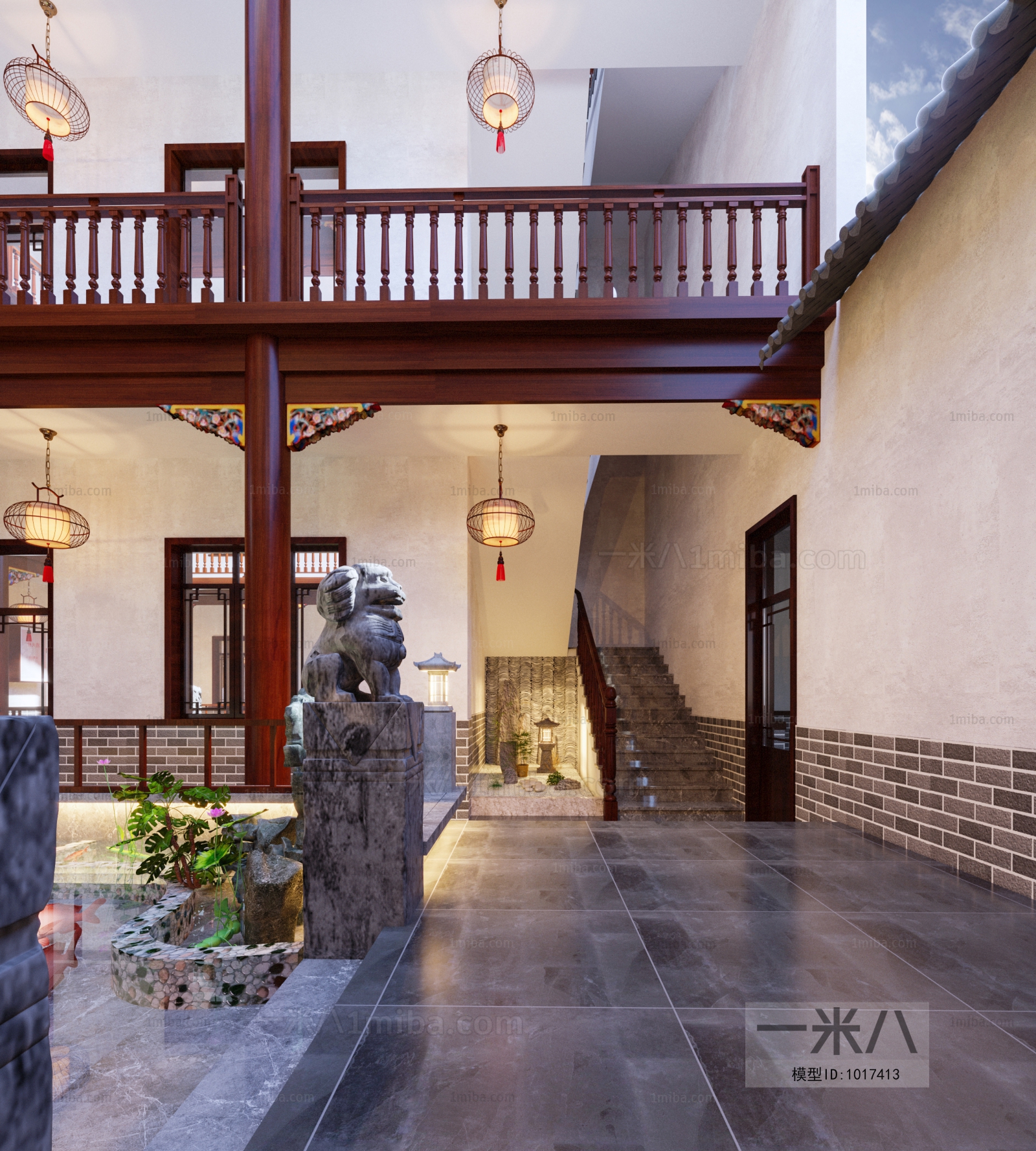 Chinese Style Courtyard/landscape