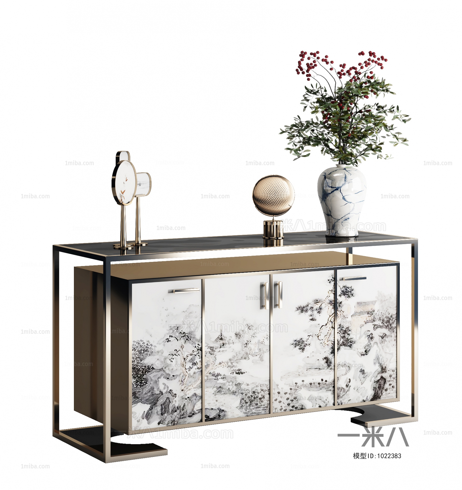 New Chinese Style Side Cabinet/Entrance Cabinet