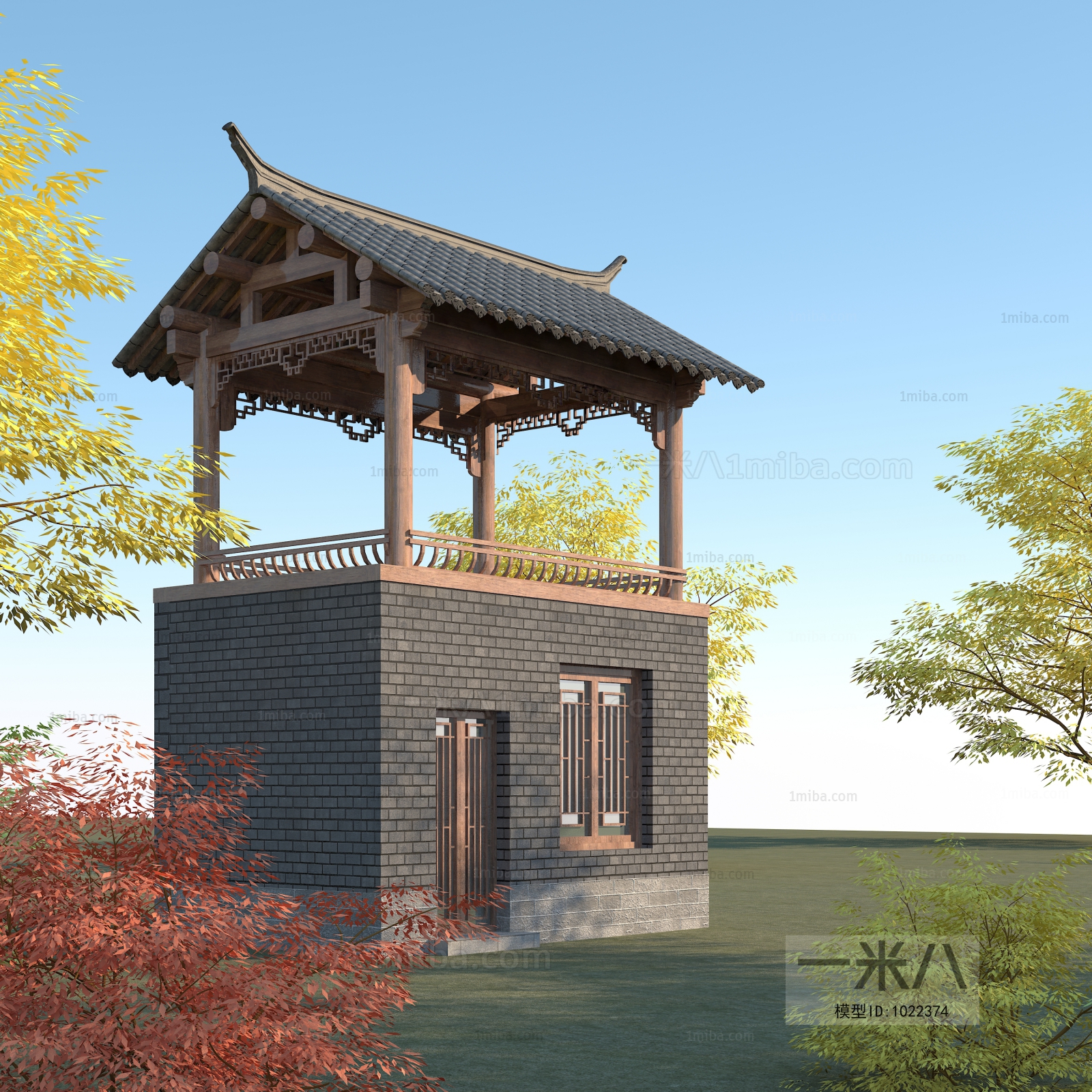 Chinese Style Ancient Architectural Buildings