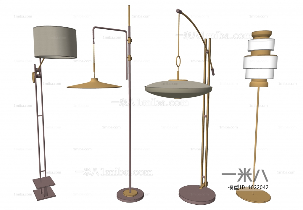 New Chinese Style Floor Lamp