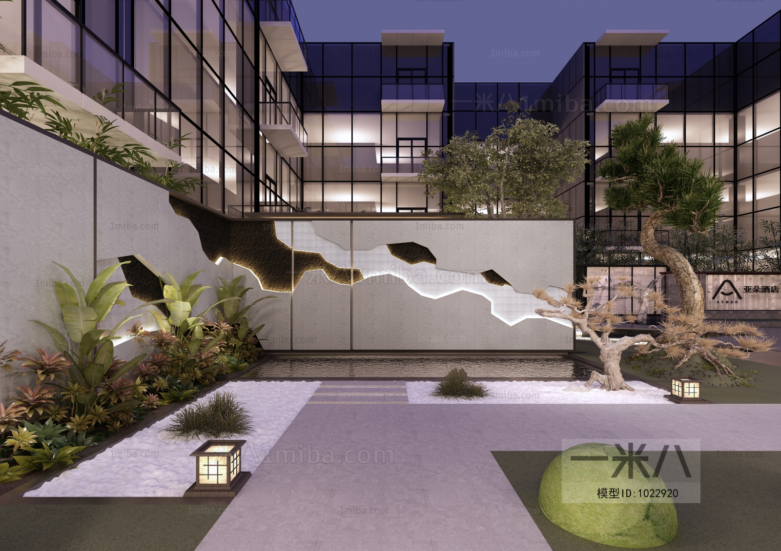 New Chinese Style Courtyard/landscape