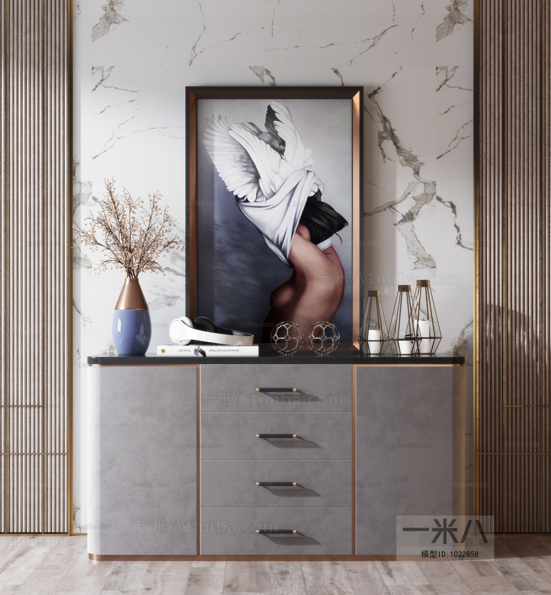 Modern Side Cabinet/Entrance Cabinet