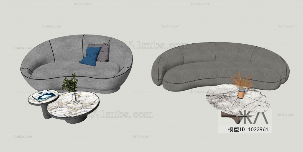 Modern Multi Person Sofa