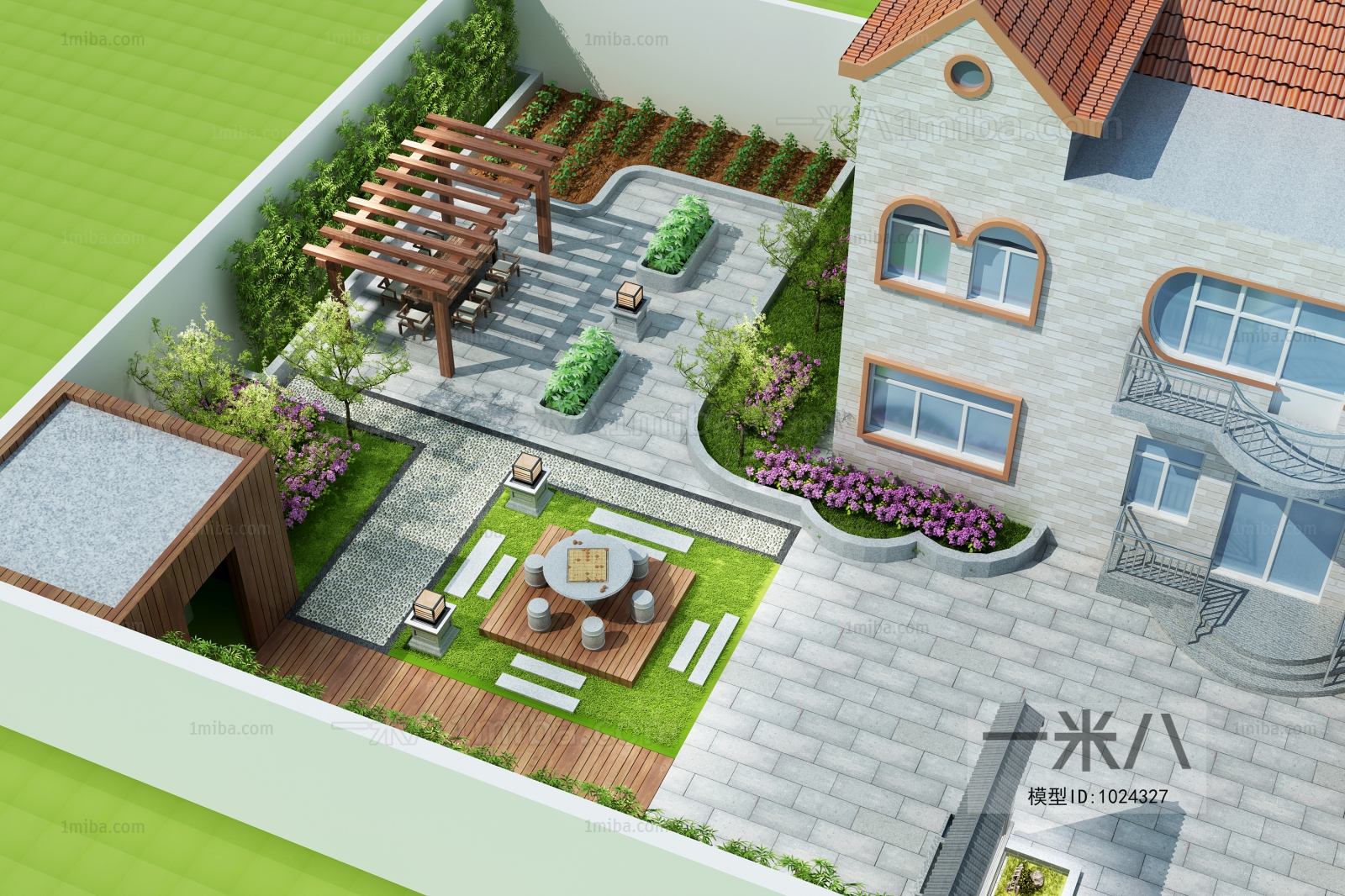 New Chinese Style Courtyard/landscape