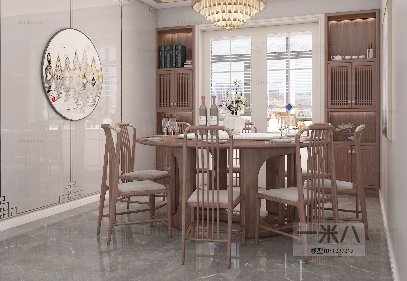 New Chinese Style Dining Room