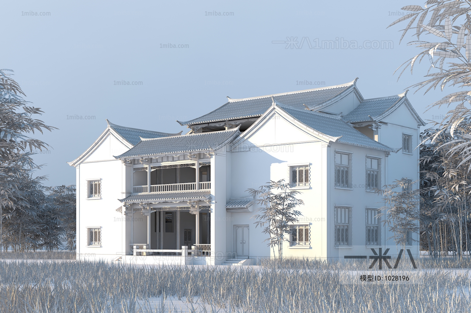 Chinese Style Villa Appearance