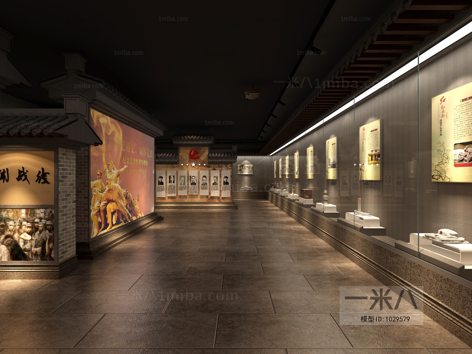 New Chinese Style Exhibition Hall