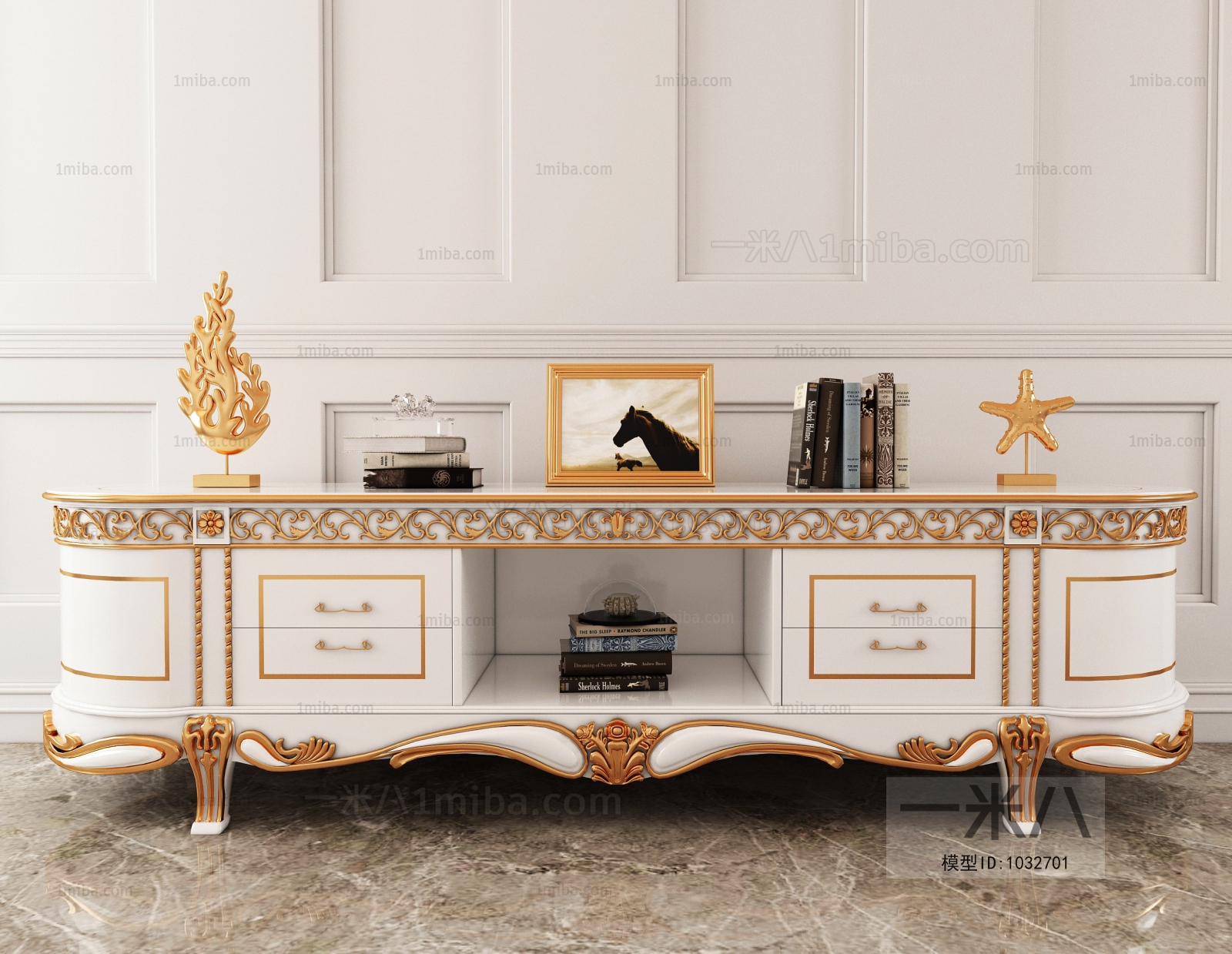 European Style TV Cabinet