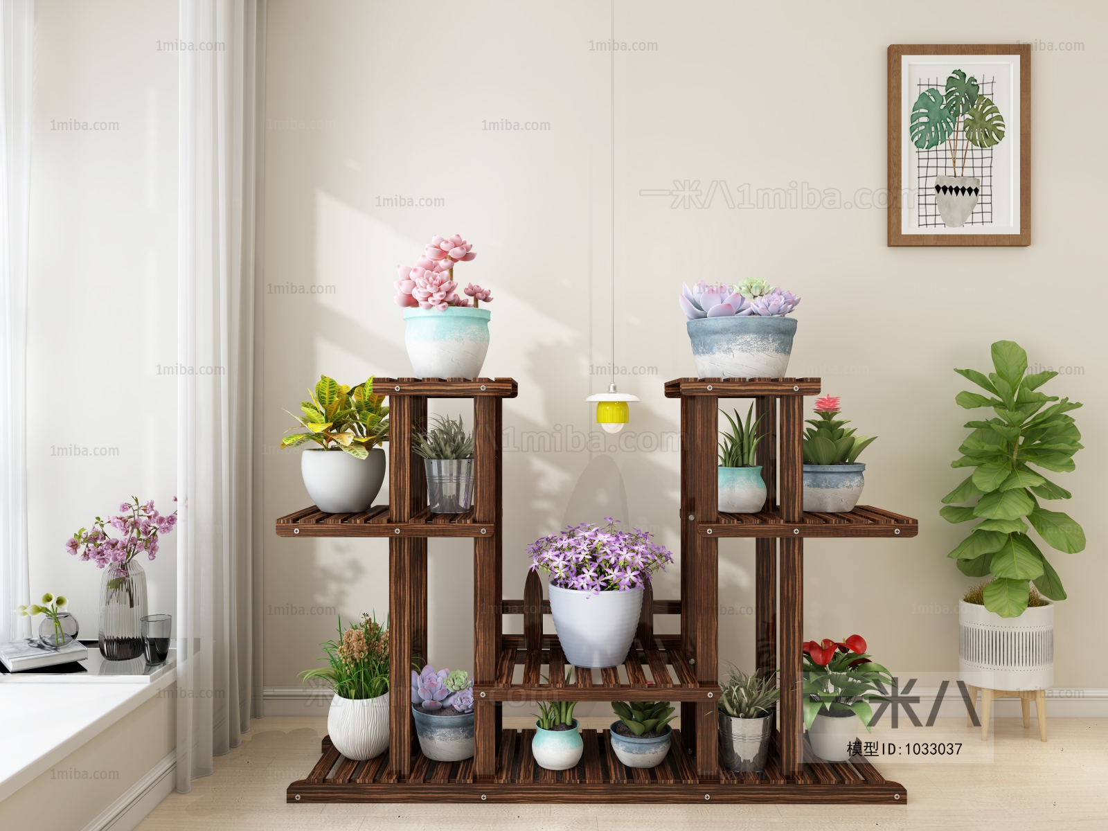 Modern Flower Shelf