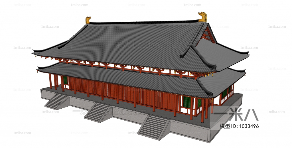 中式古建筑寺庙