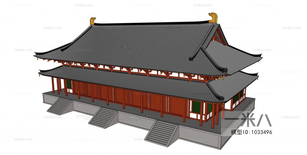 Chinese Style Ancient Architectural Buildings