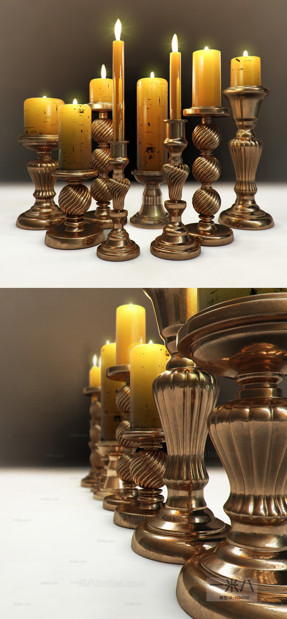New Classical Style Candles/Candlesticks