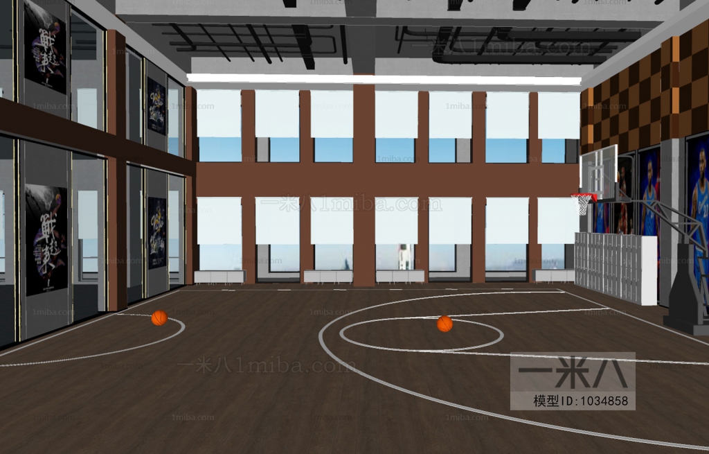 现代篮球馆
