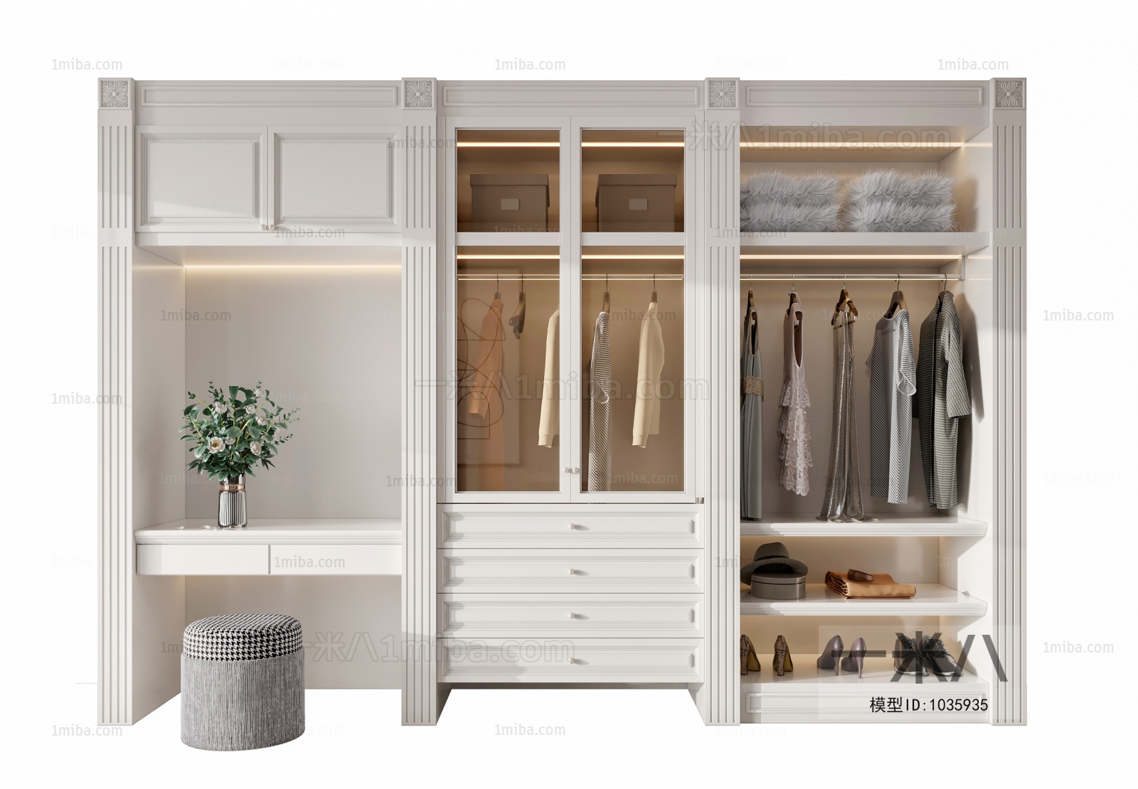 Simple European Style The Wardrobe