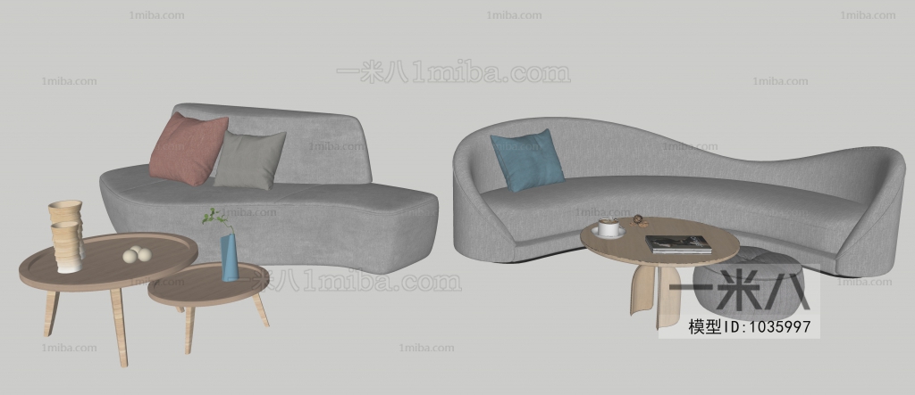 Modern Multi Person Sofa