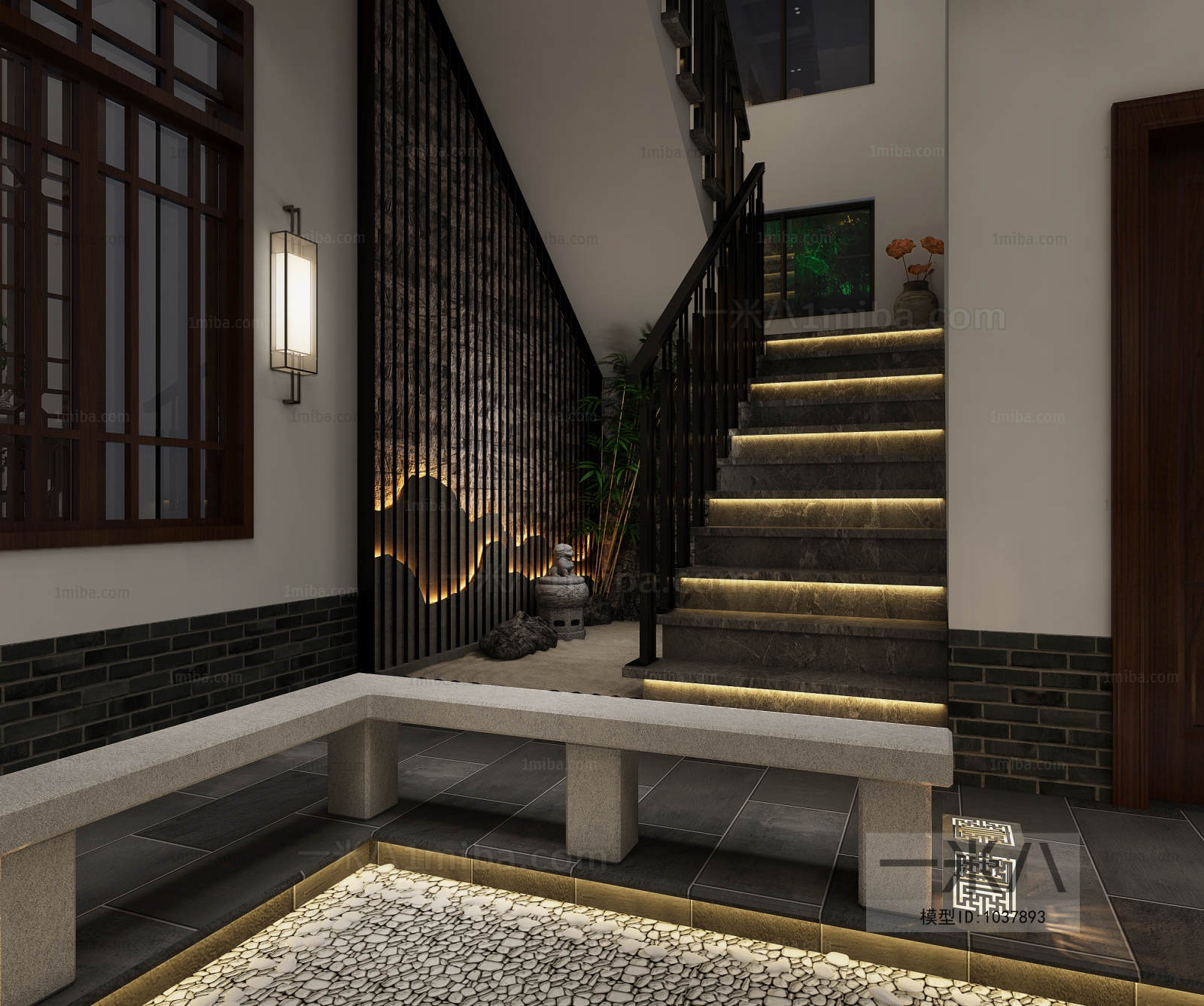 New Chinese Style Courtyard/landscape