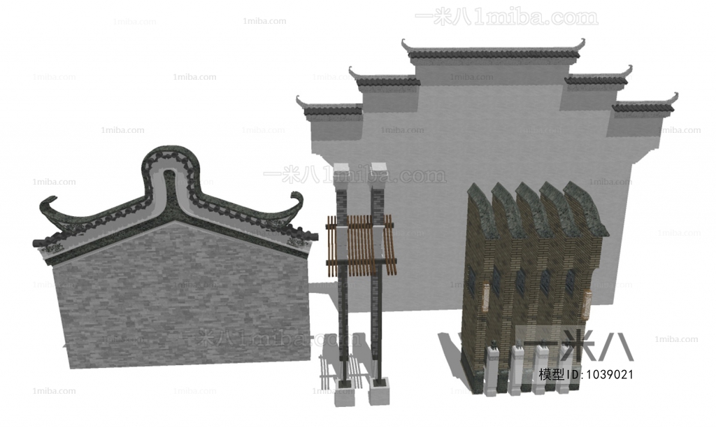 New Chinese Style Building Component