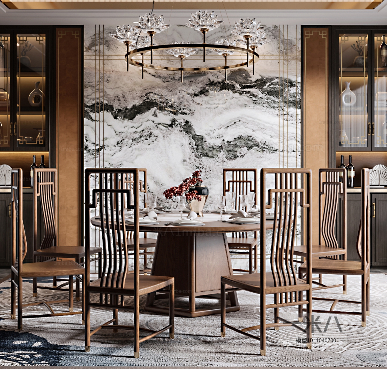 New Chinese Style Dining Room