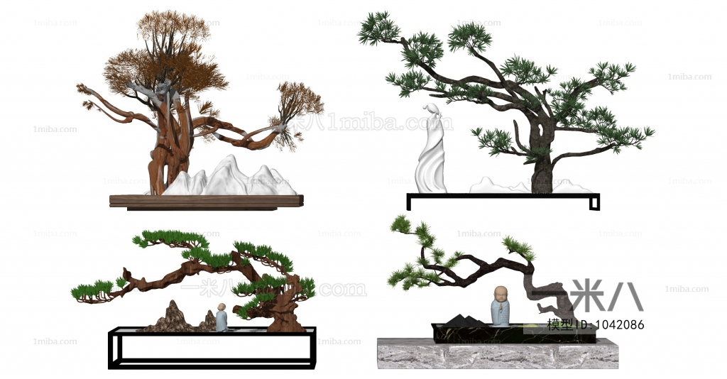 New Chinese Style Bonsai