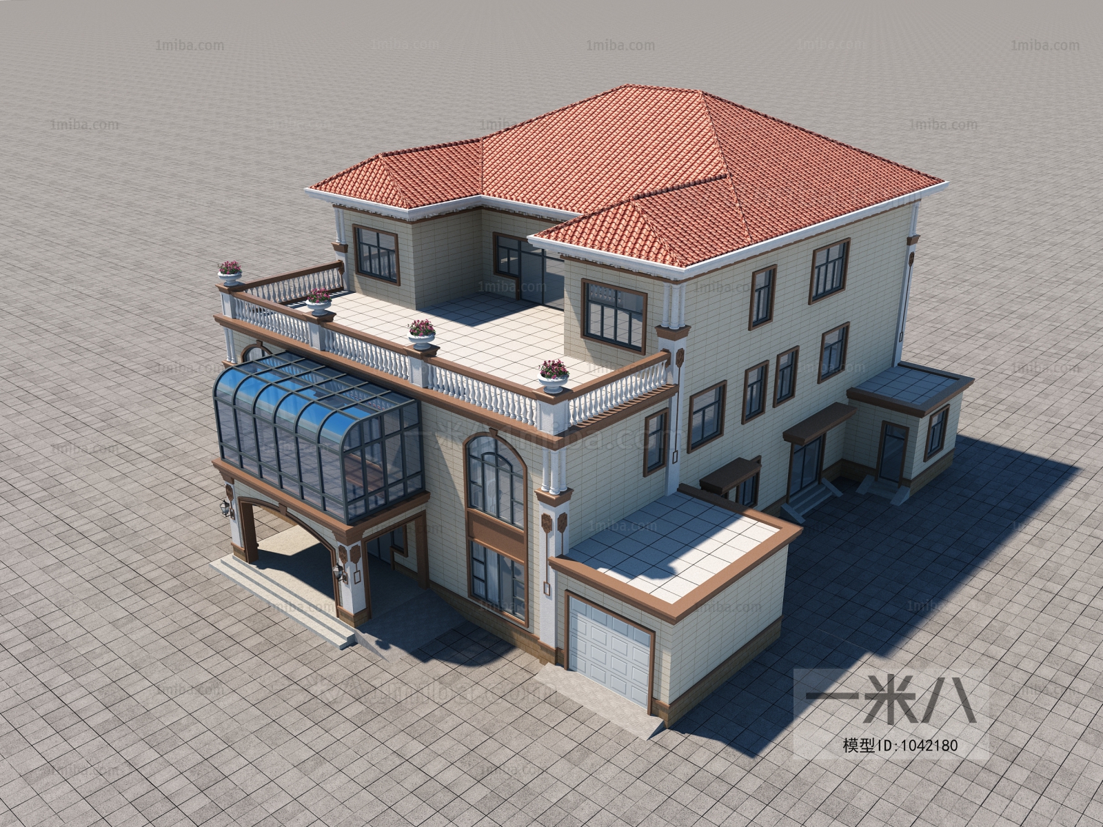 Simple European Style Villa Appearance