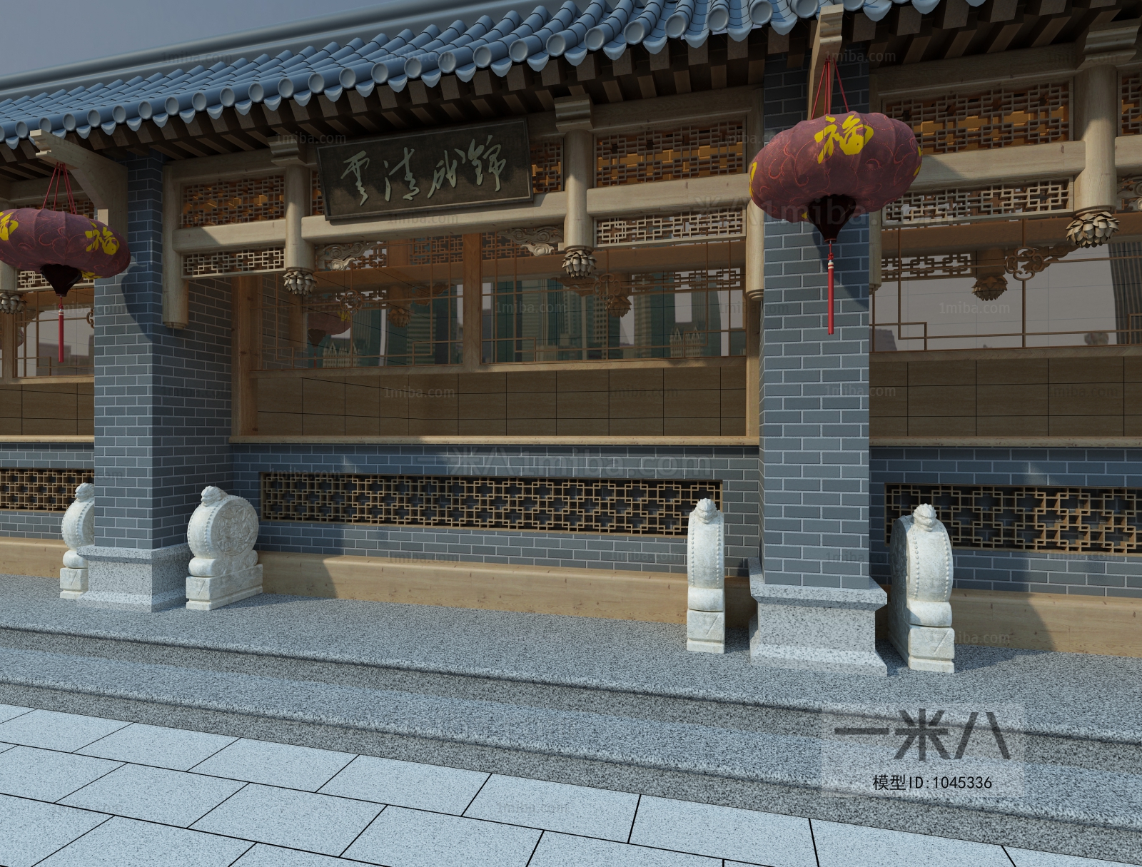 New Chinese Style Facade Element