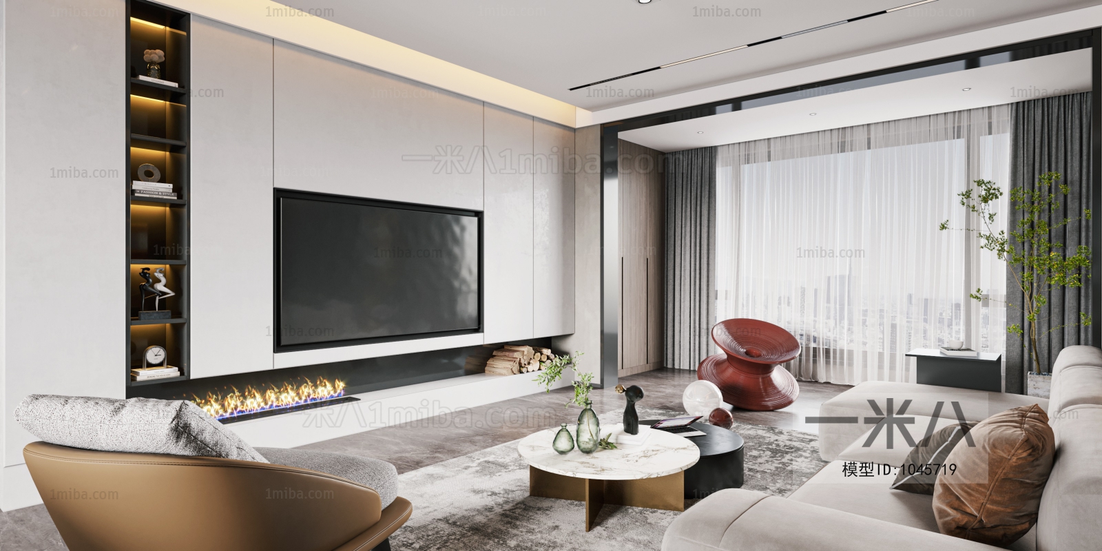 Modern A Living Room