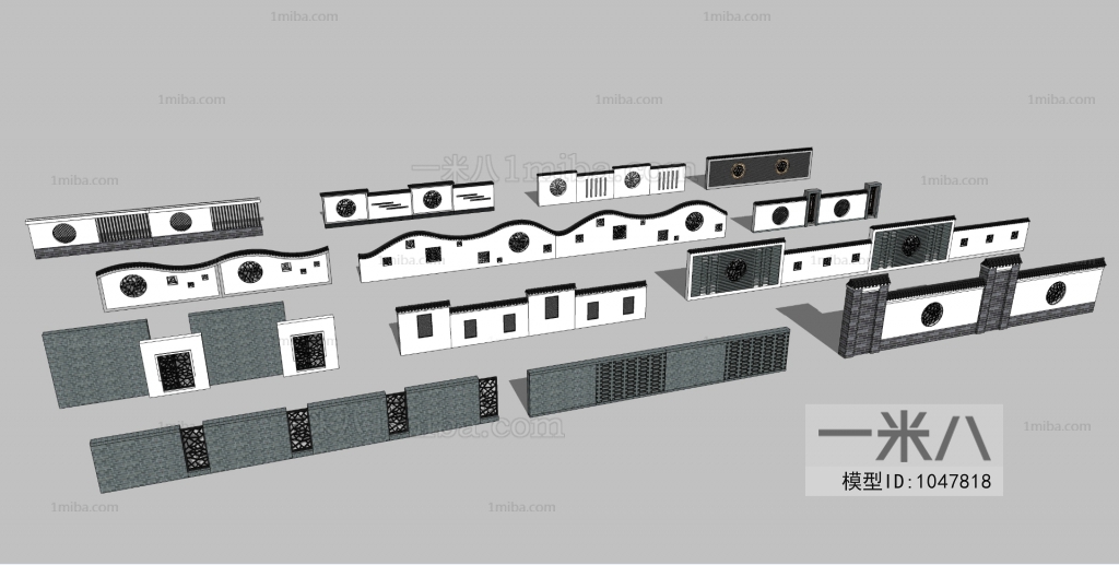 New Chinese Style Building Component