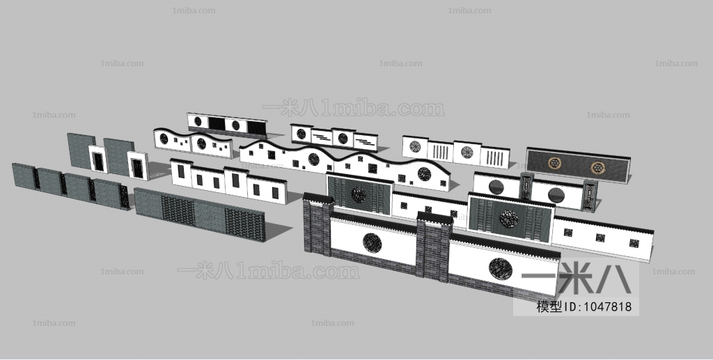 New Chinese Style Building Component