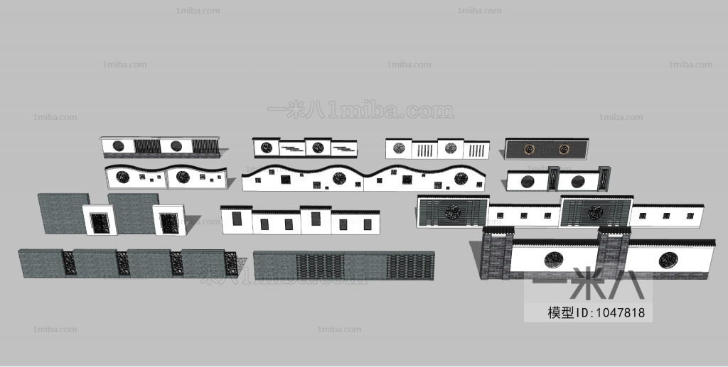 New Chinese Style Building Component