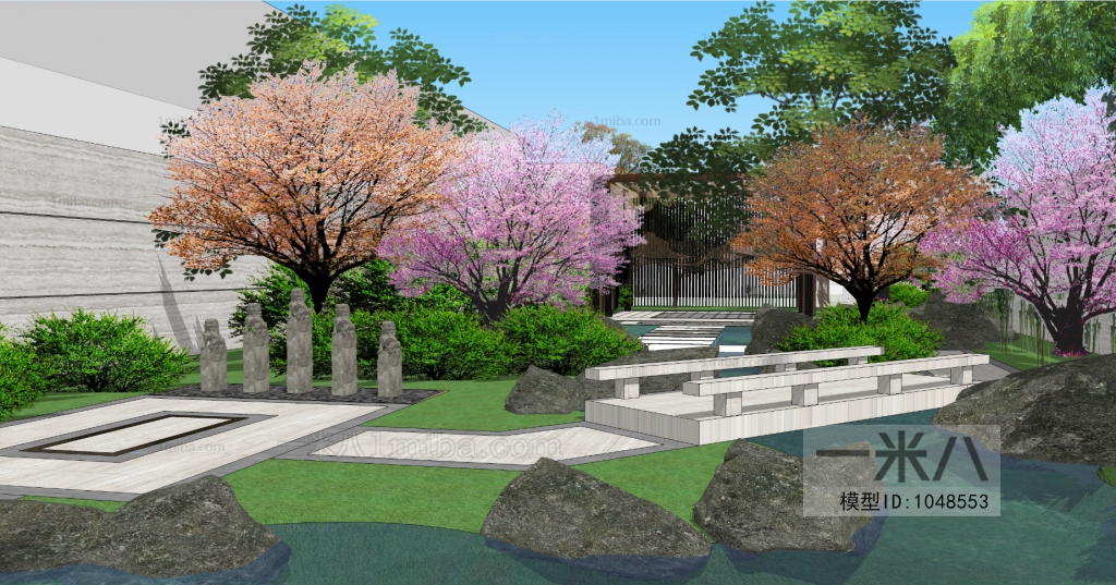 New Chinese Style Courtyard/landscape