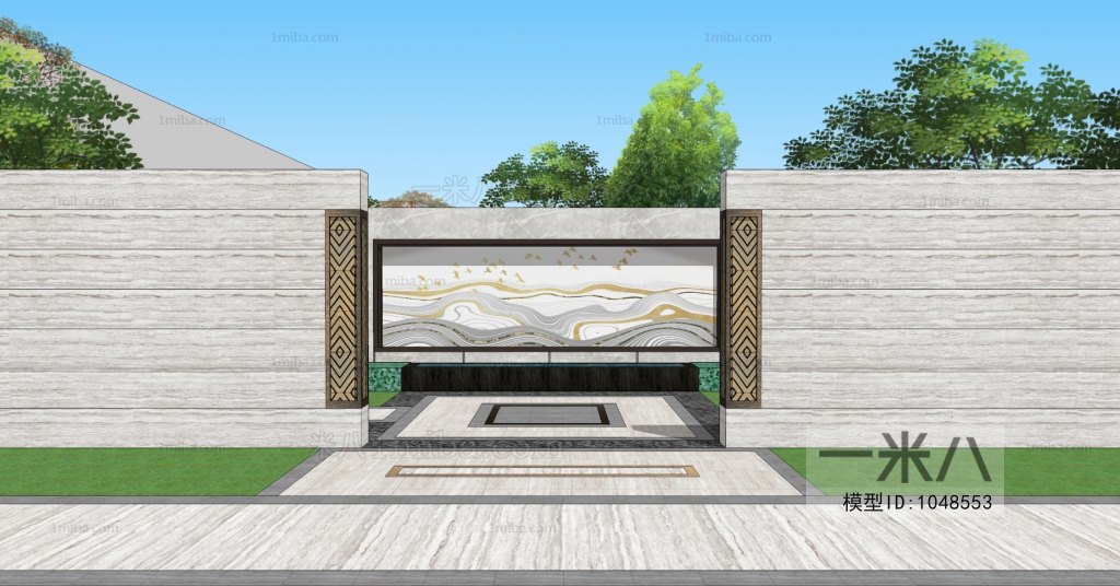 New Chinese Style Courtyard/landscape