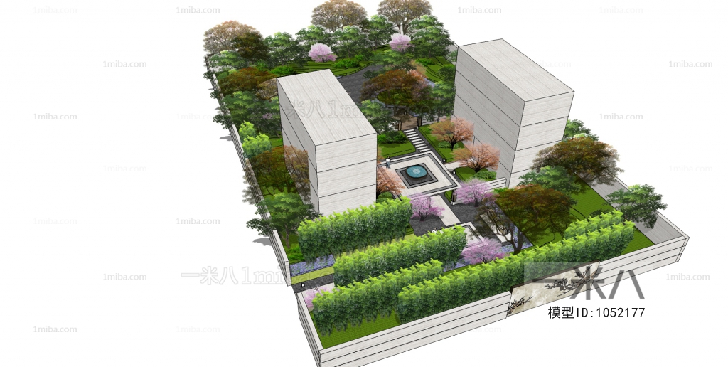 New Chinese Style Courtyard/landscape