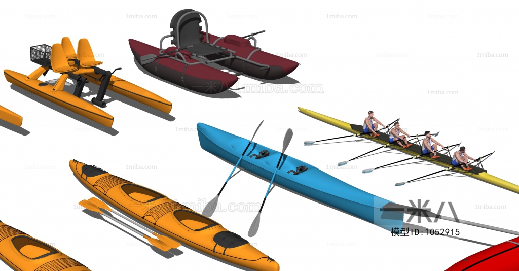 现代皮划艇组合