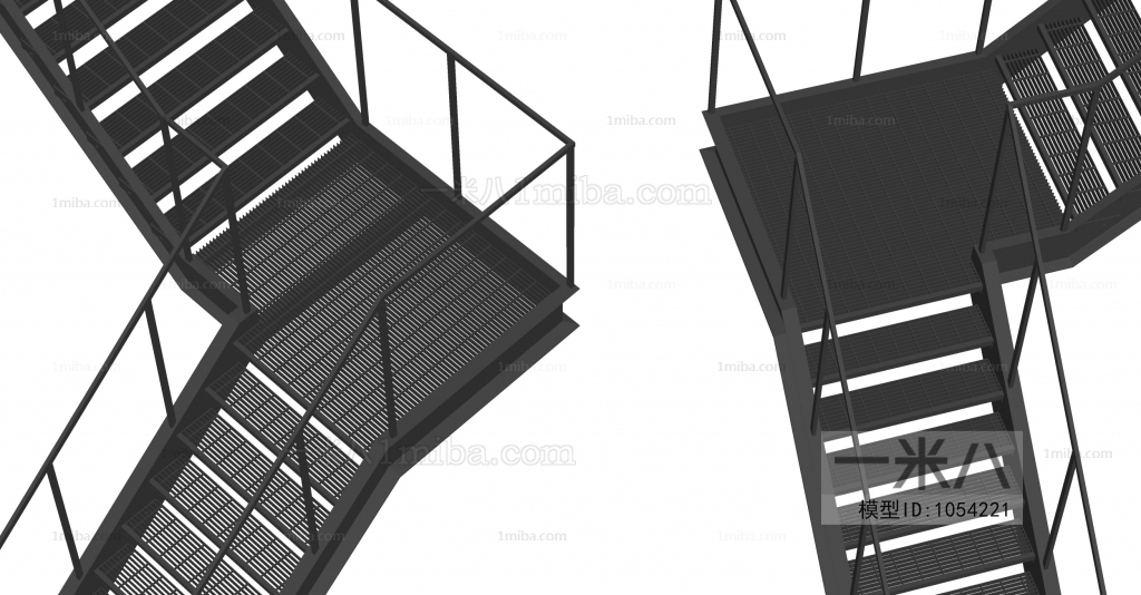 Modern Stair Balustrade/elevator