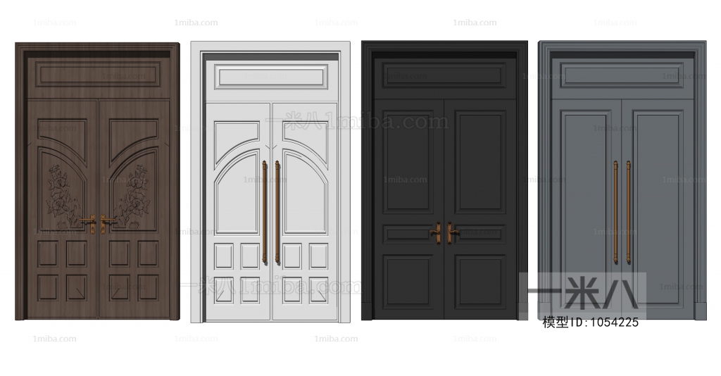 Simple European Style Door