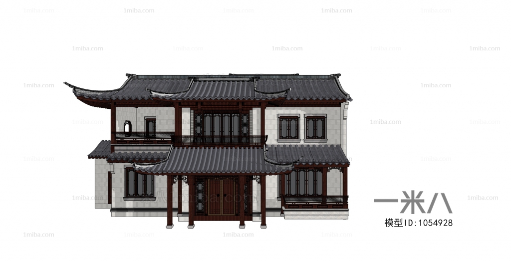 New Chinese Style Ancient Architectural Buildings