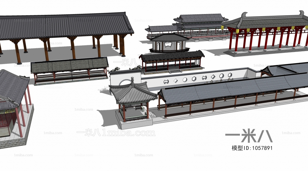 Chinese Style Building Component