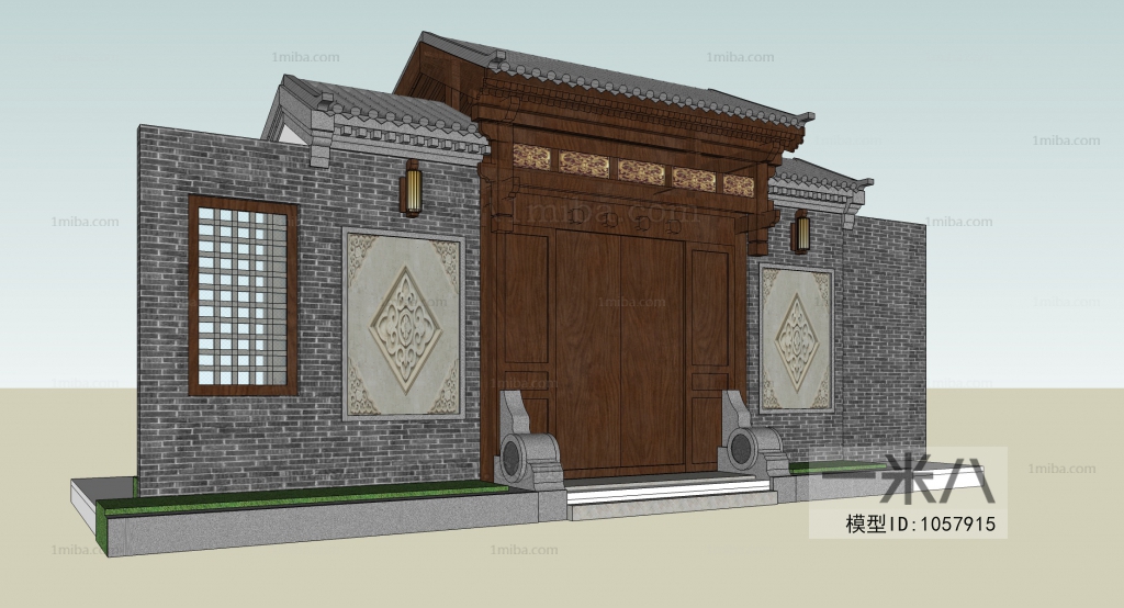 Chinese Style Building Component