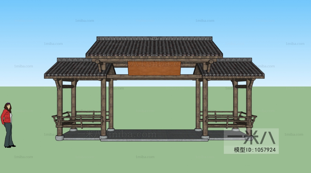 Chinese Style Building Component