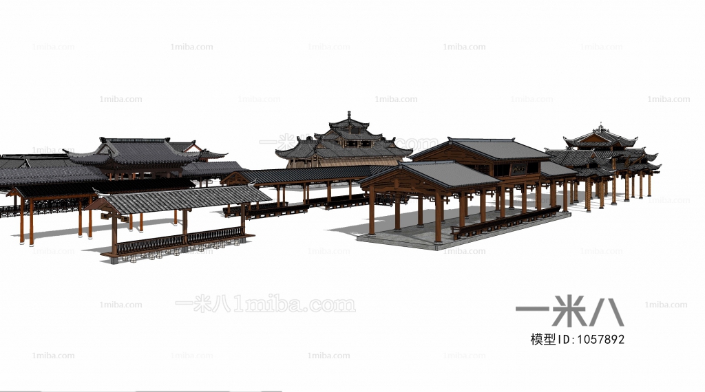 Chinese Style Building Component