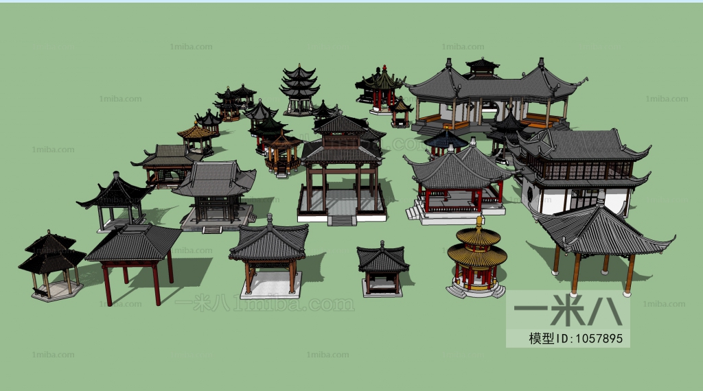 Chinese Style Building Component