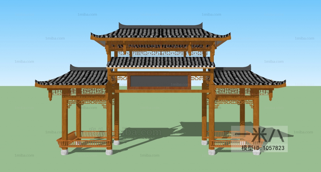 Chinese Style Building Component