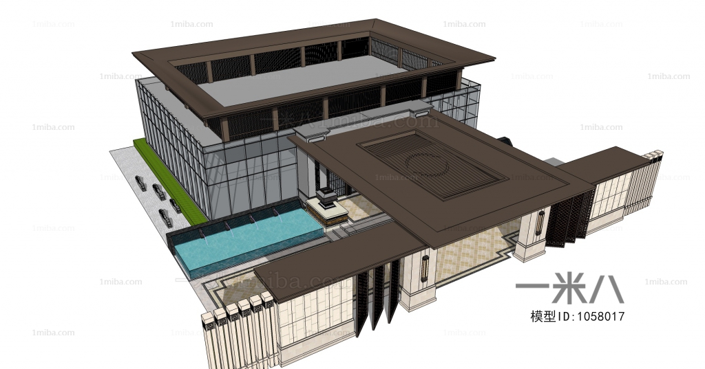 New Chinese Style Building Component