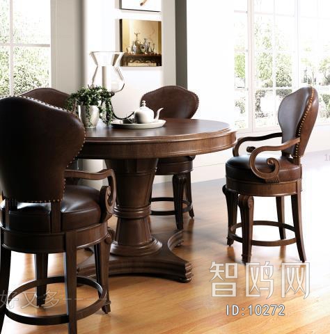 American Style European Style French Style Dining Table And Chairs