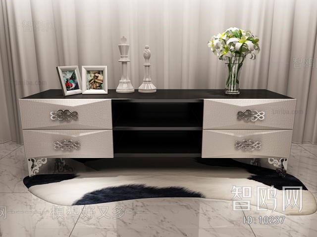 Modern Southeast Asian Style Simple Style Post Modern Style TV Cabinet