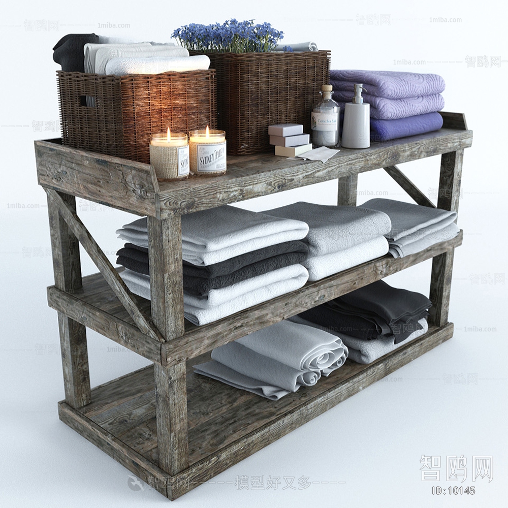 Modern Industrial Style Nordic Style Country Style Bathroom Set