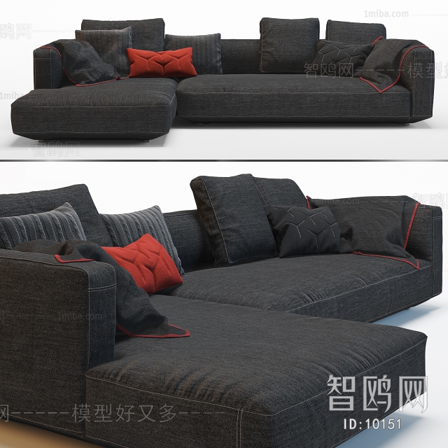 Modern Nordic Style Simple Style Multi Person Sofa