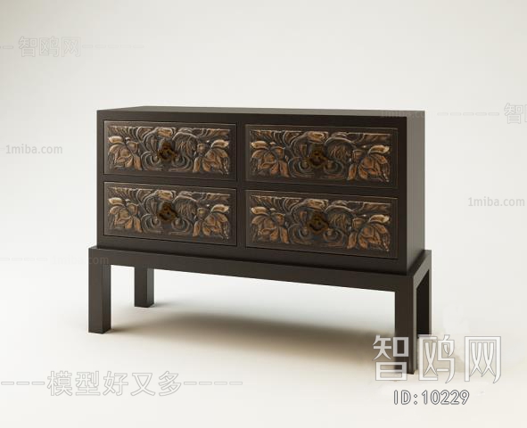 Chinese Style Southeast Asian Style Post Modern Style Side Cabinet/Entrance Cabinet