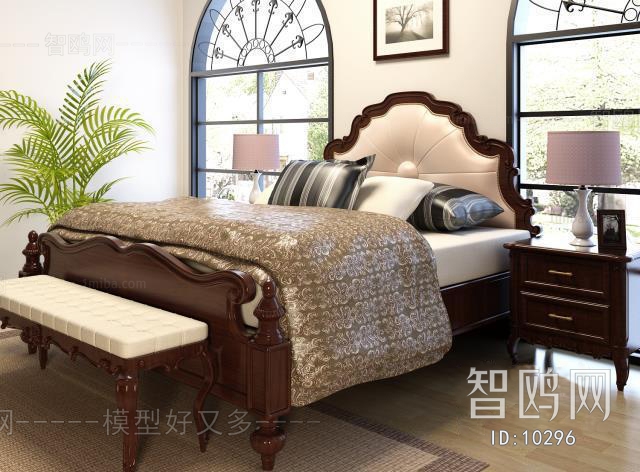 American Style European Style Double Bed