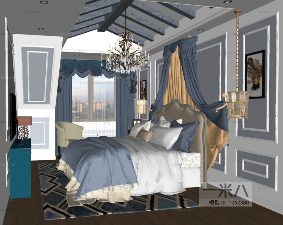 Mediterranean Style Bedroom